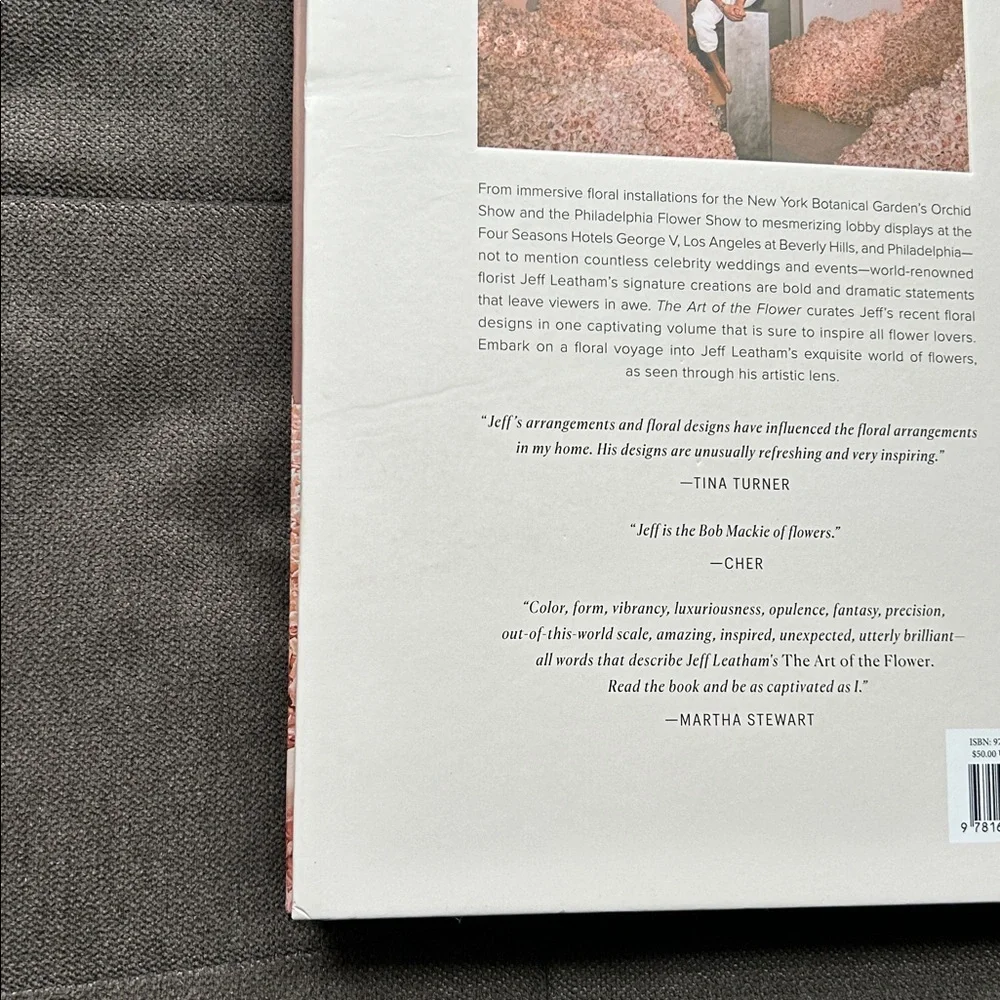 The Art of the Flower Book by Jeff Leatham | Coffee Table Book | Decor | Flower
